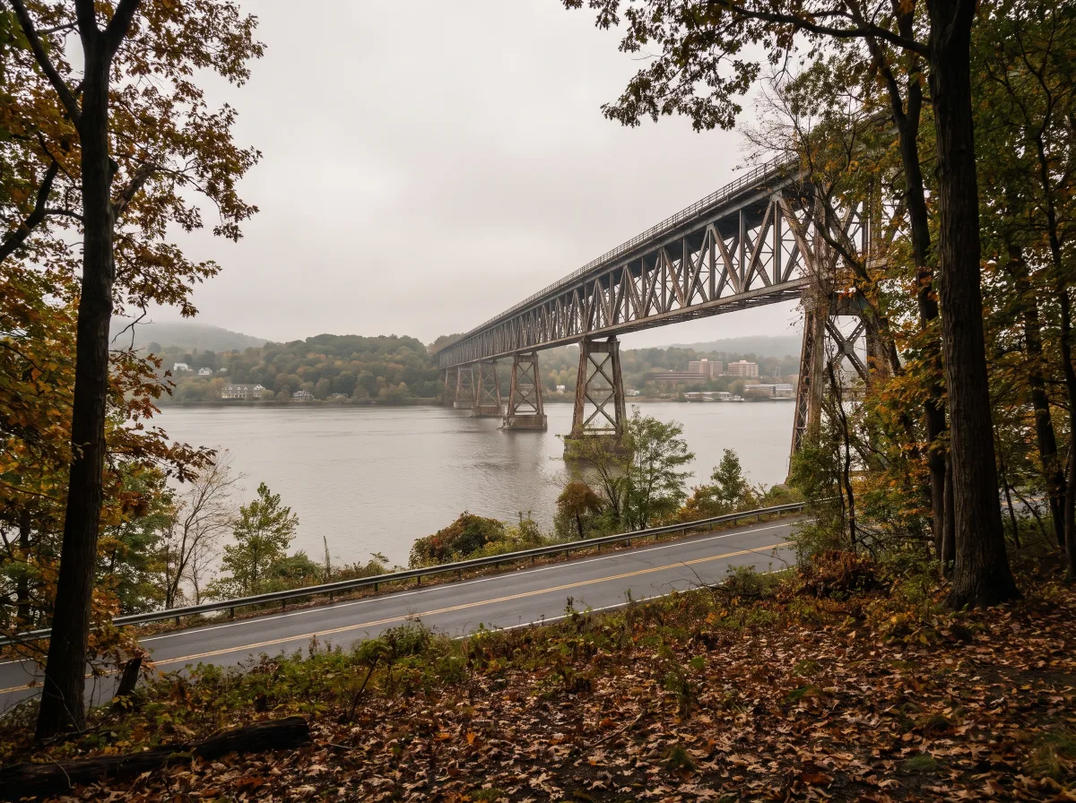 The Newburgh-Beacon Bridge over the Hudson near Fishkill